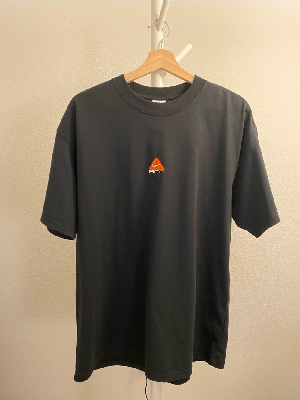 Nike ACG Black Tee with Orange Logo